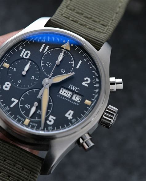 iwc pilot spitfire chronograph 41mm.